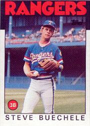 1986 Topps Baseball Cards      397     Steve Buechele RC